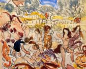 莫里斯 巴西 加斯特 : Figures on the Beach